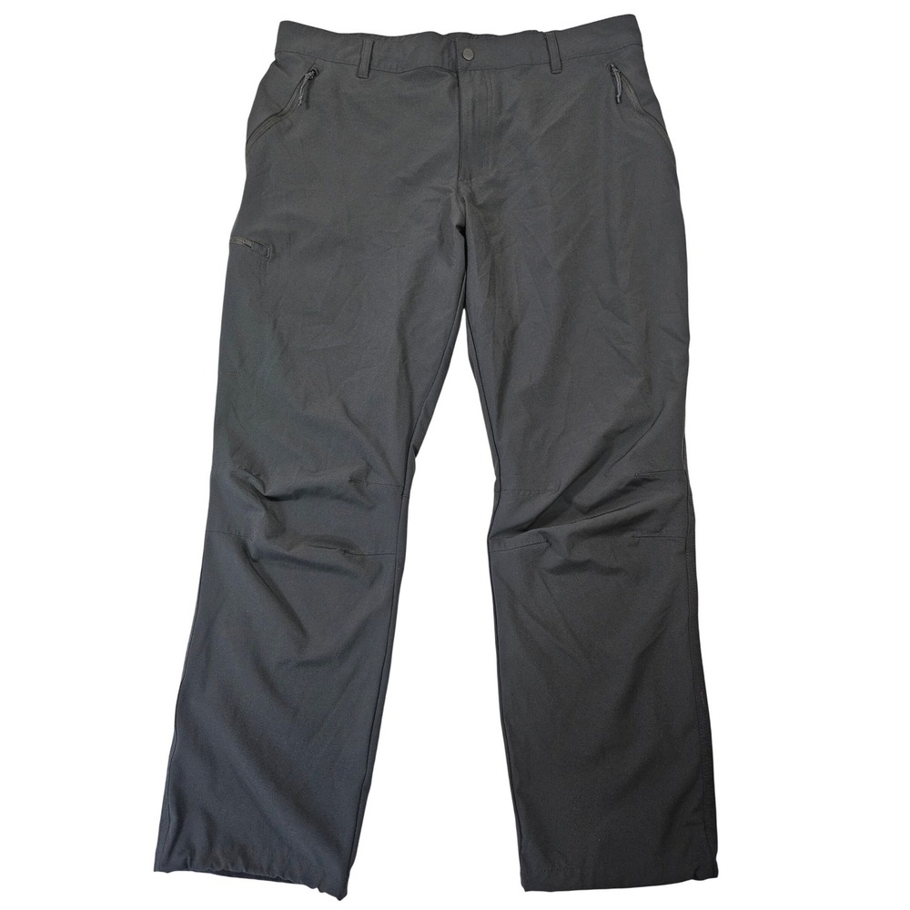 Columbia Men's size 40 Black Omni-Shield Stretch Hiking Cargo Pants Gorpcore